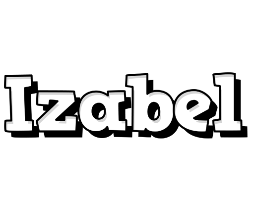 Izabel snowing logo