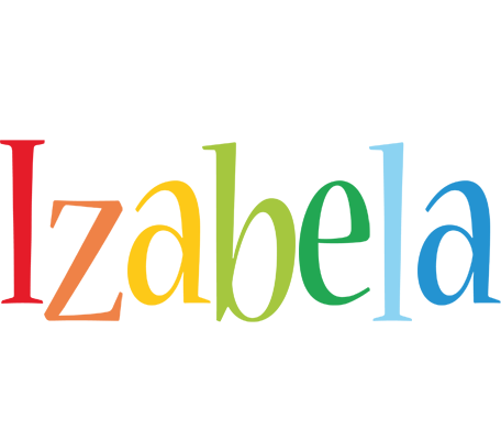 Izabela birthday logo
