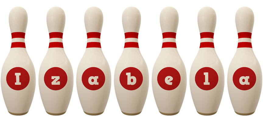 Izabela bowling-pin logo
