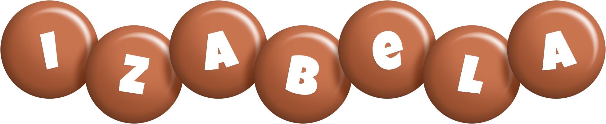 Izabela candy-brown logo