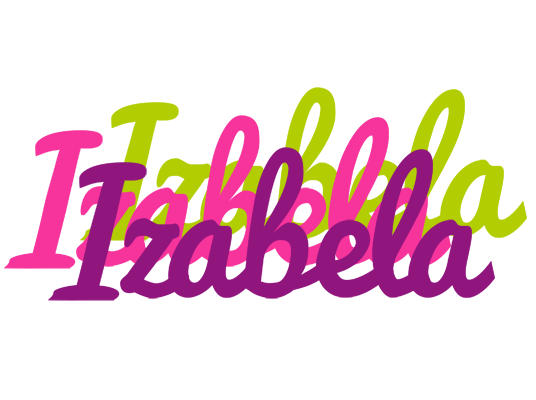 Izabela flowers logo