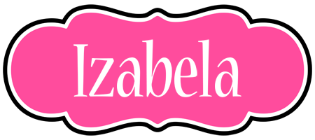 Izabela invitation logo