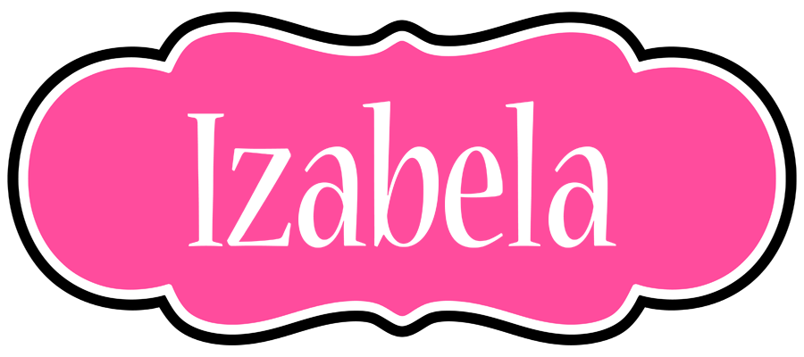 Izabela invitation logo