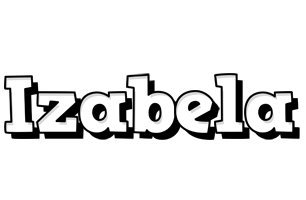 Izabela snowing logo