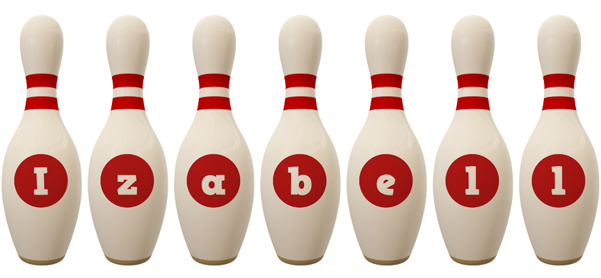 Izabell bowling-pin logo