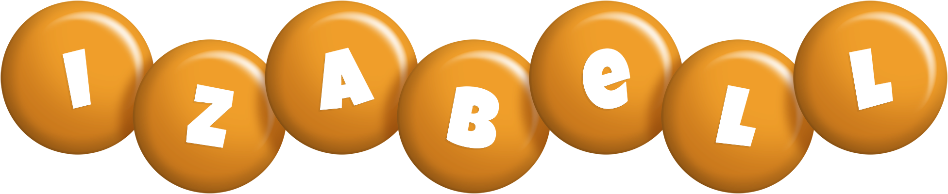 Izabell candy-orange logo