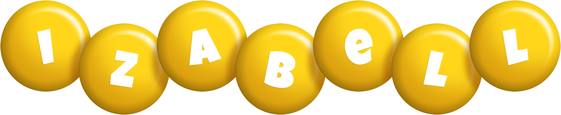 Izabell candy-yellow logo
