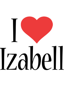 Izabell i-love logo