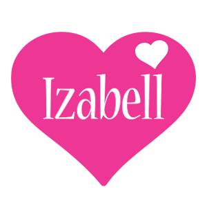Izabell love-heart logo