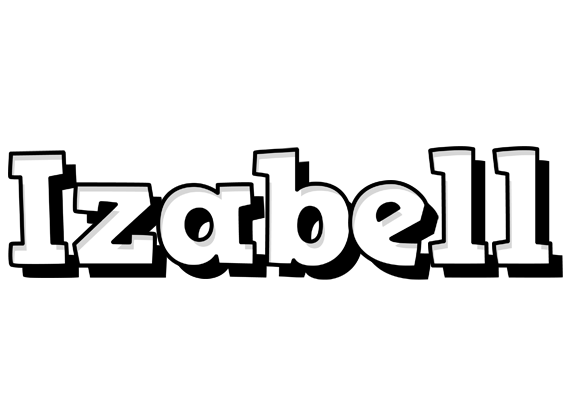 Izabell snowing logo