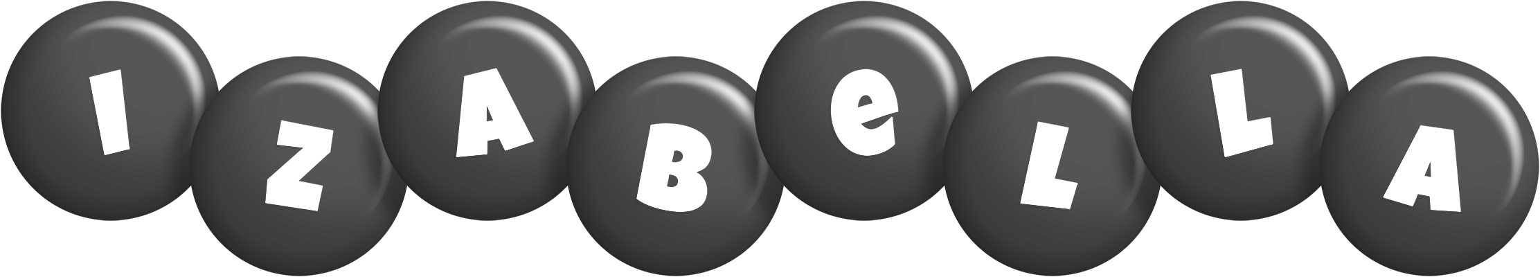 Izabella candy-black logo