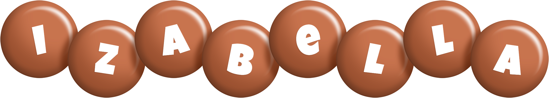 Izabella candy-brown logo