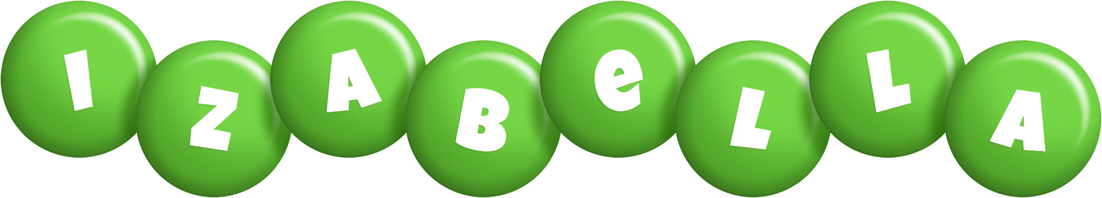 Izabella candy-green logo