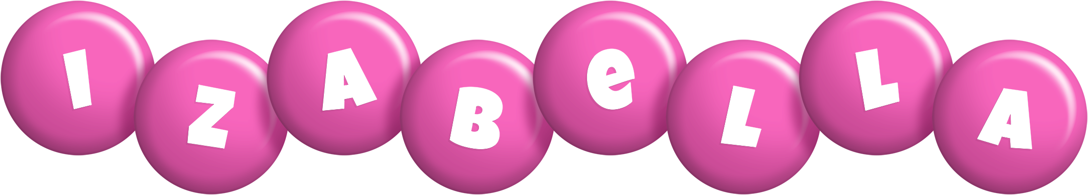 Izabella candy-pink logo