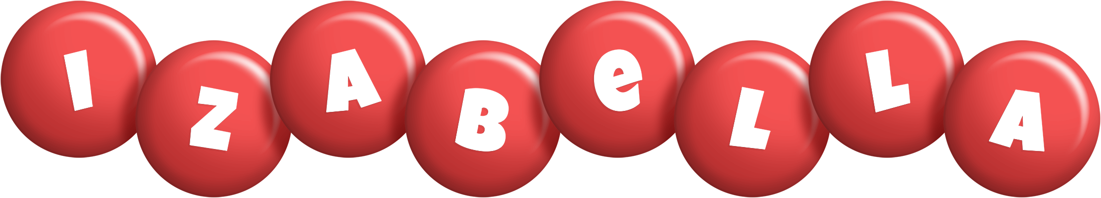 Izabella candy-red logo