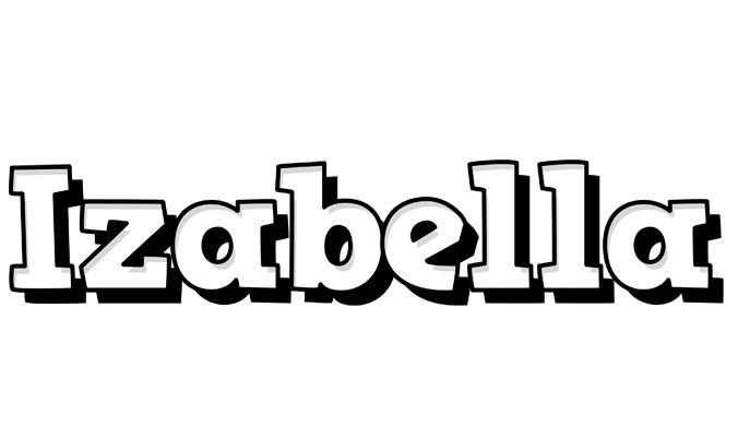 Izabella snowing logo
