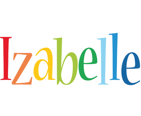 Izabelle birthday logo