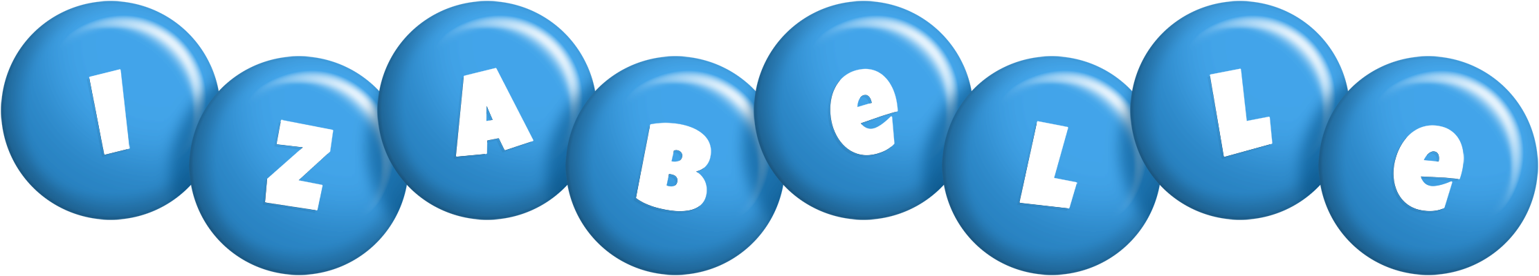Izabelle candy-blue logo