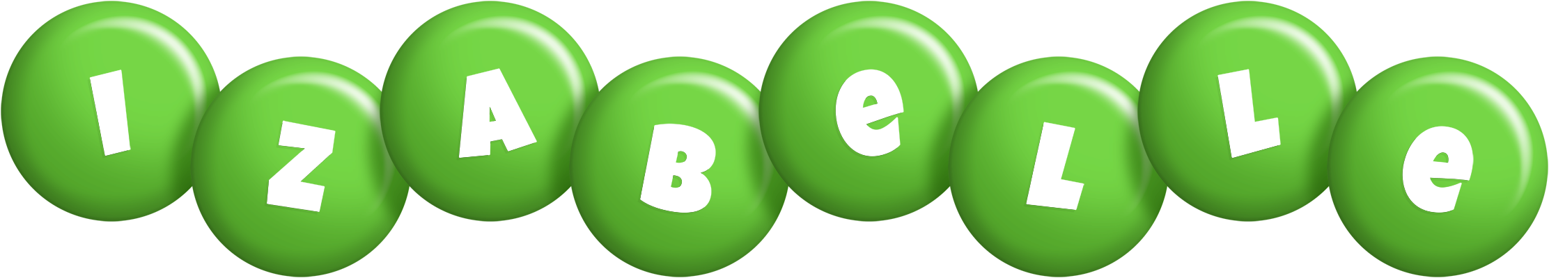 Izabelle candy-green logo
