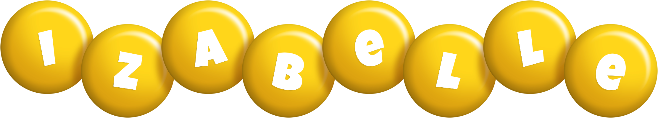 Izabelle candy-yellow logo