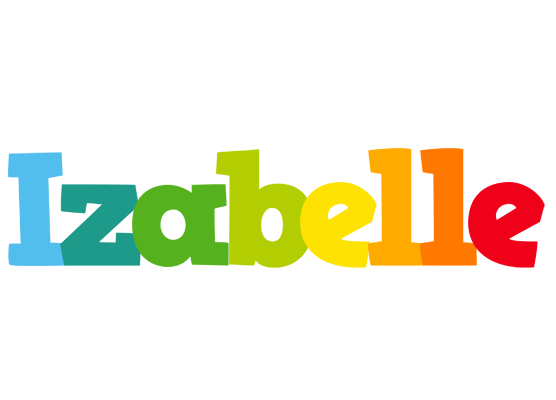 Izabelle rainbows logo