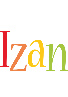 Izan birthday logo