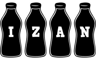 Izan bottle logo