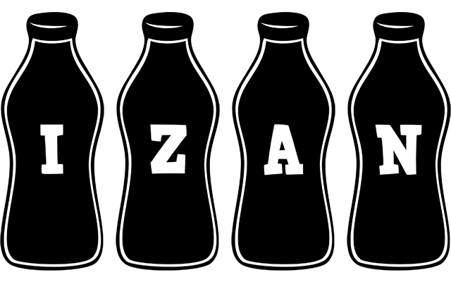 Izan bottle logo
