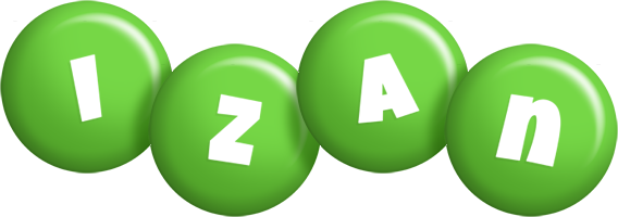 Izan candy-green logo