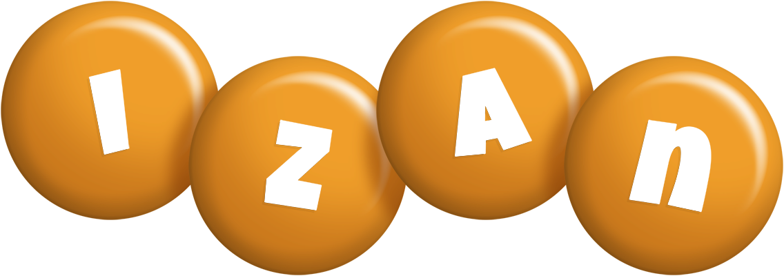 Izan candy-orange logo