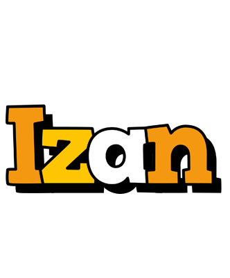 Izan cartoon logo