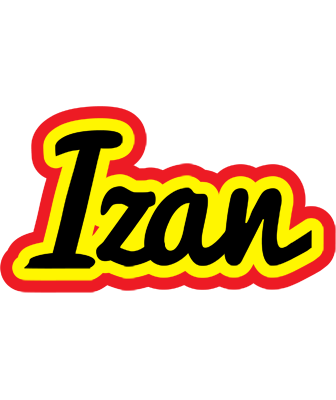Izan flaming logo