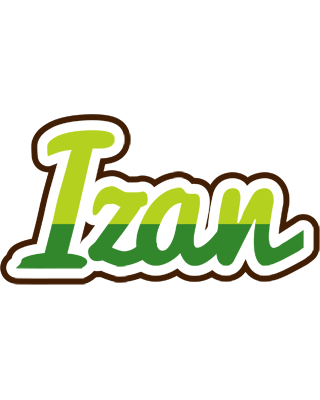 Izan golfing logo
