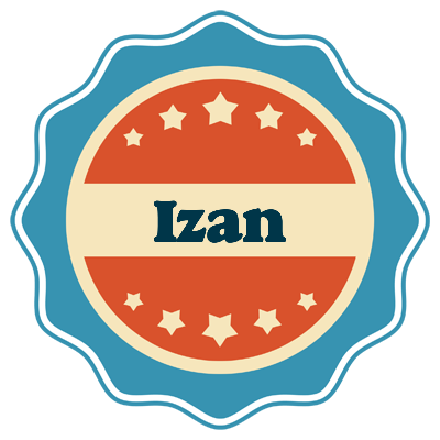 Izan labels logo