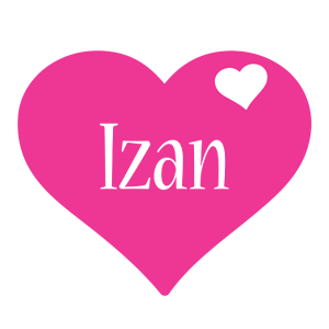 Izan love-heart logo