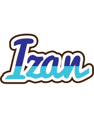 Izan raining logo