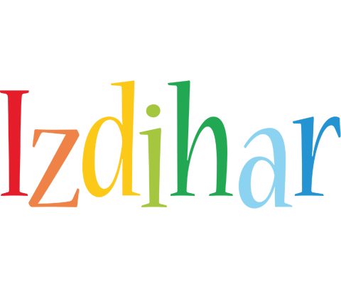 Izdihar birthday logo