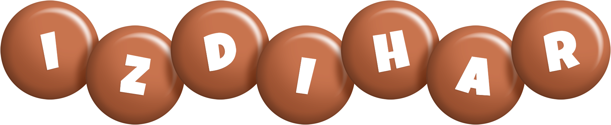 Izdihar candy-brown logo