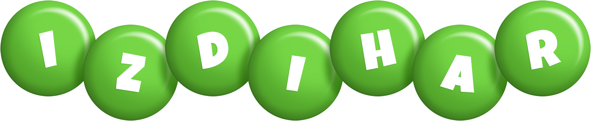 Izdihar candy-green logo