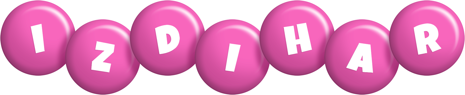 Izdihar candy-pink logo