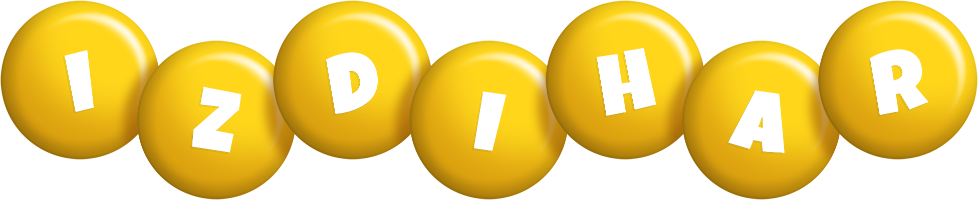 Izdihar candy-yellow logo