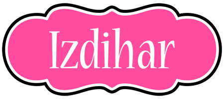 Izdihar invitation logo