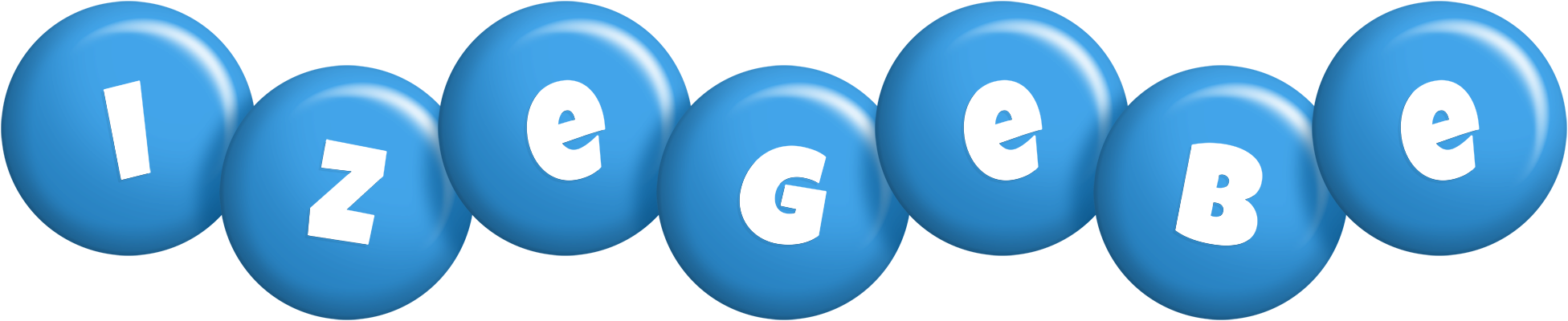 Izegebe candy-blue logo