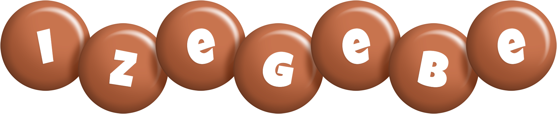 Izegebe candy-brown logo