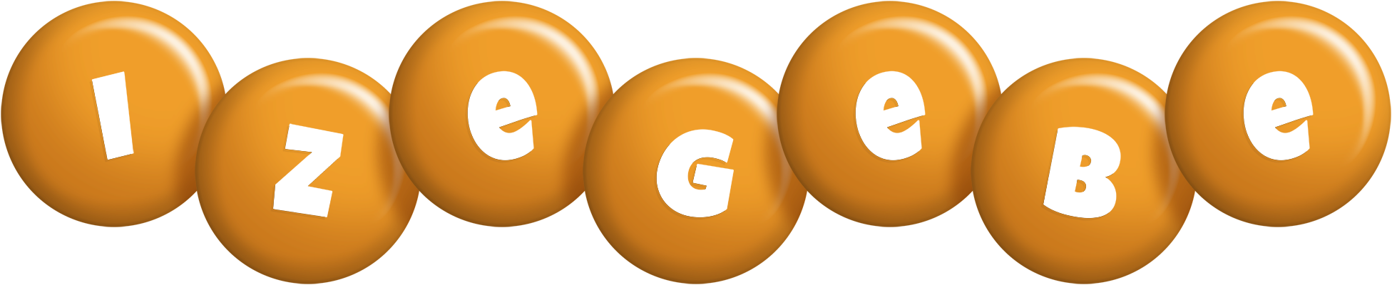 Izegebe candy-orange logo