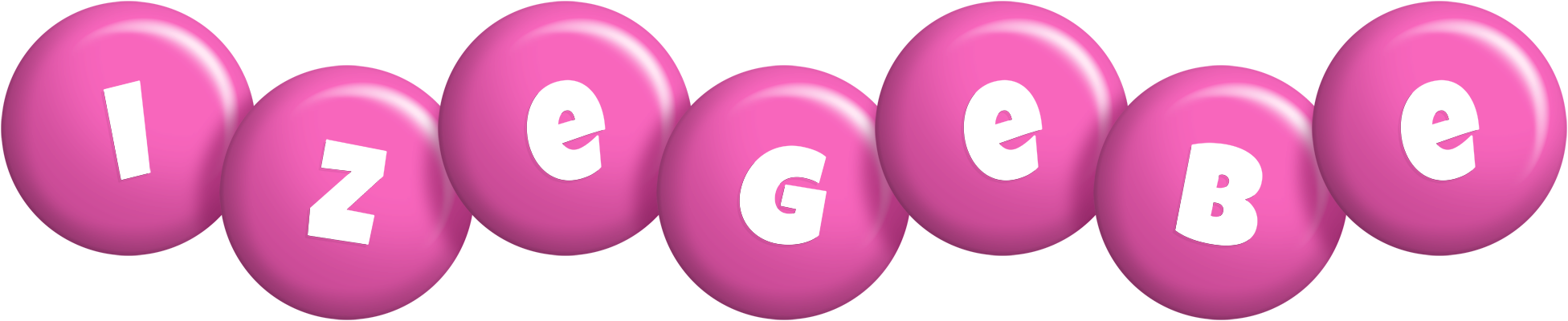 Izegebe candy-pink logo