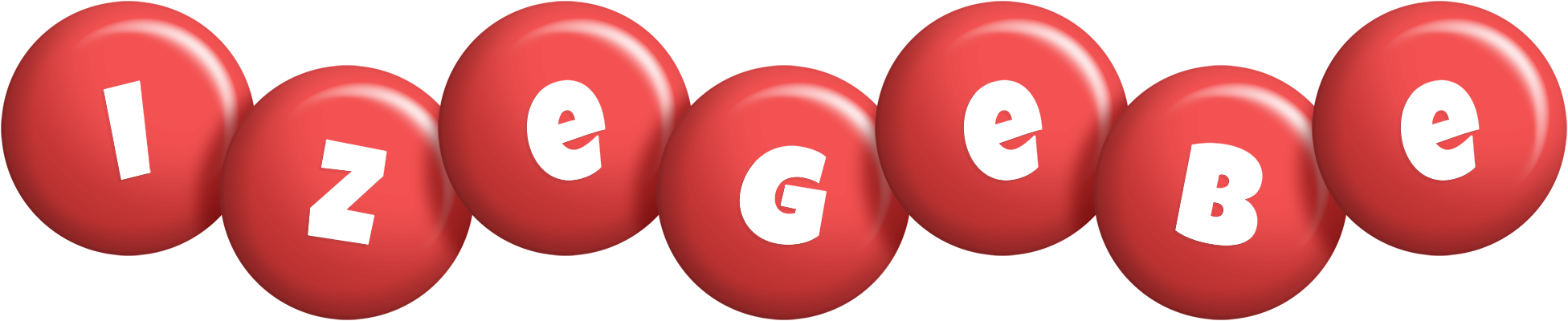 Izegebe candy-red logo