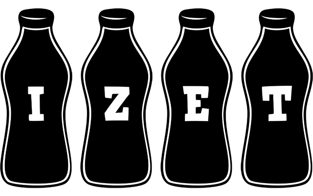 Izet bottle logo