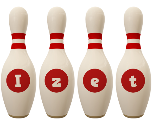 Izet bowling-pin logo