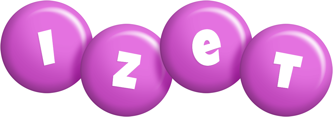 Izet candy-purple logo